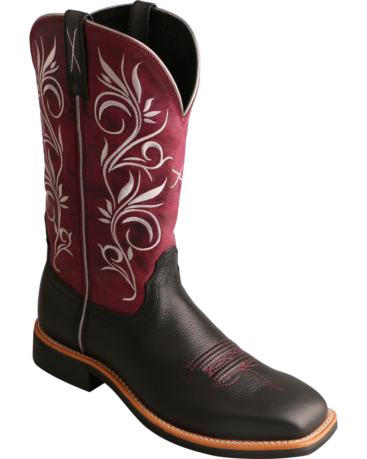 burgundy cowgirl boots