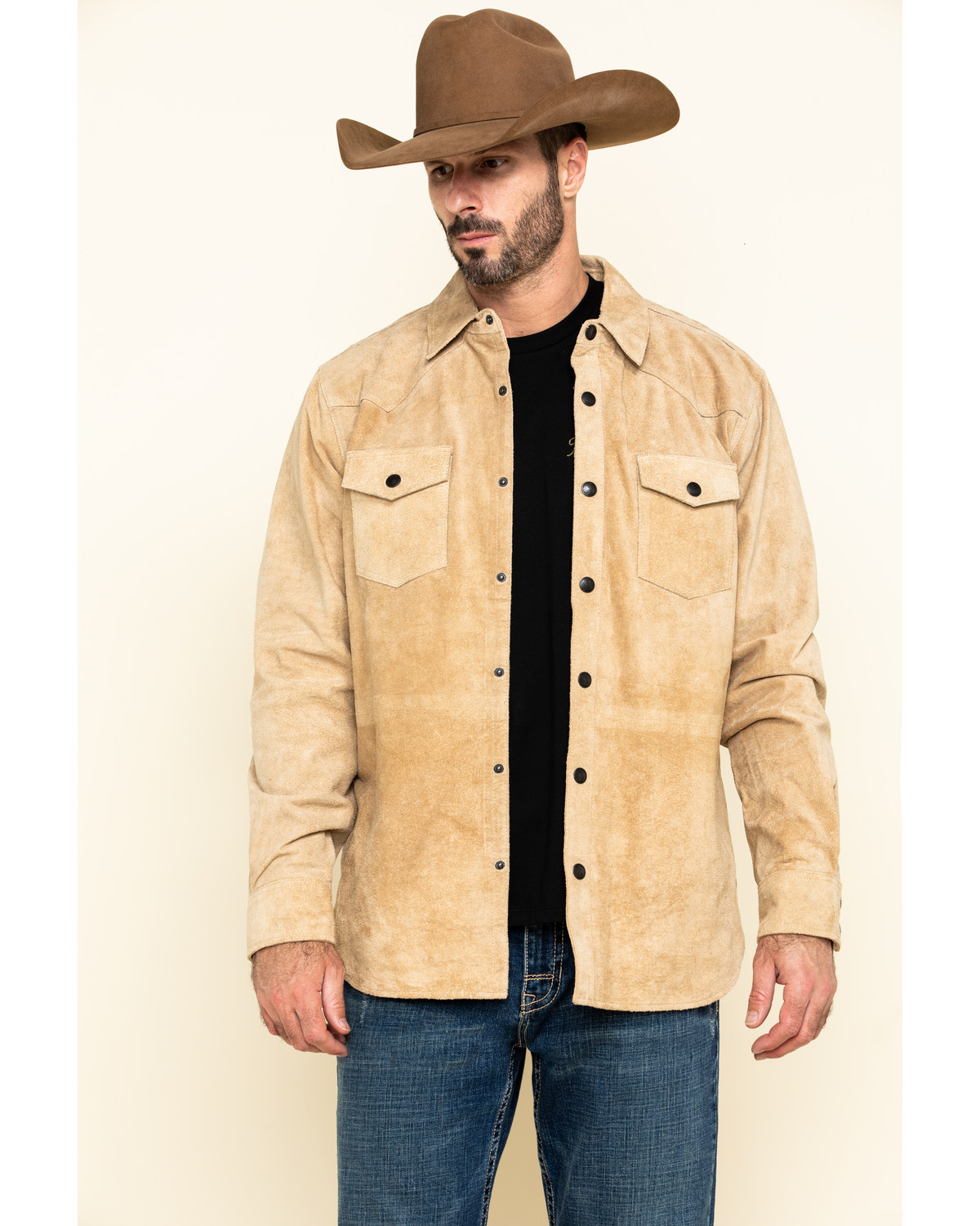 Suede jacket shirt clearance