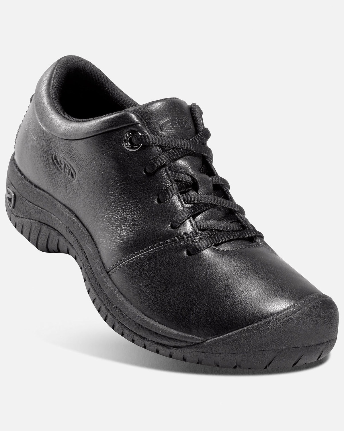 keen black work shoes