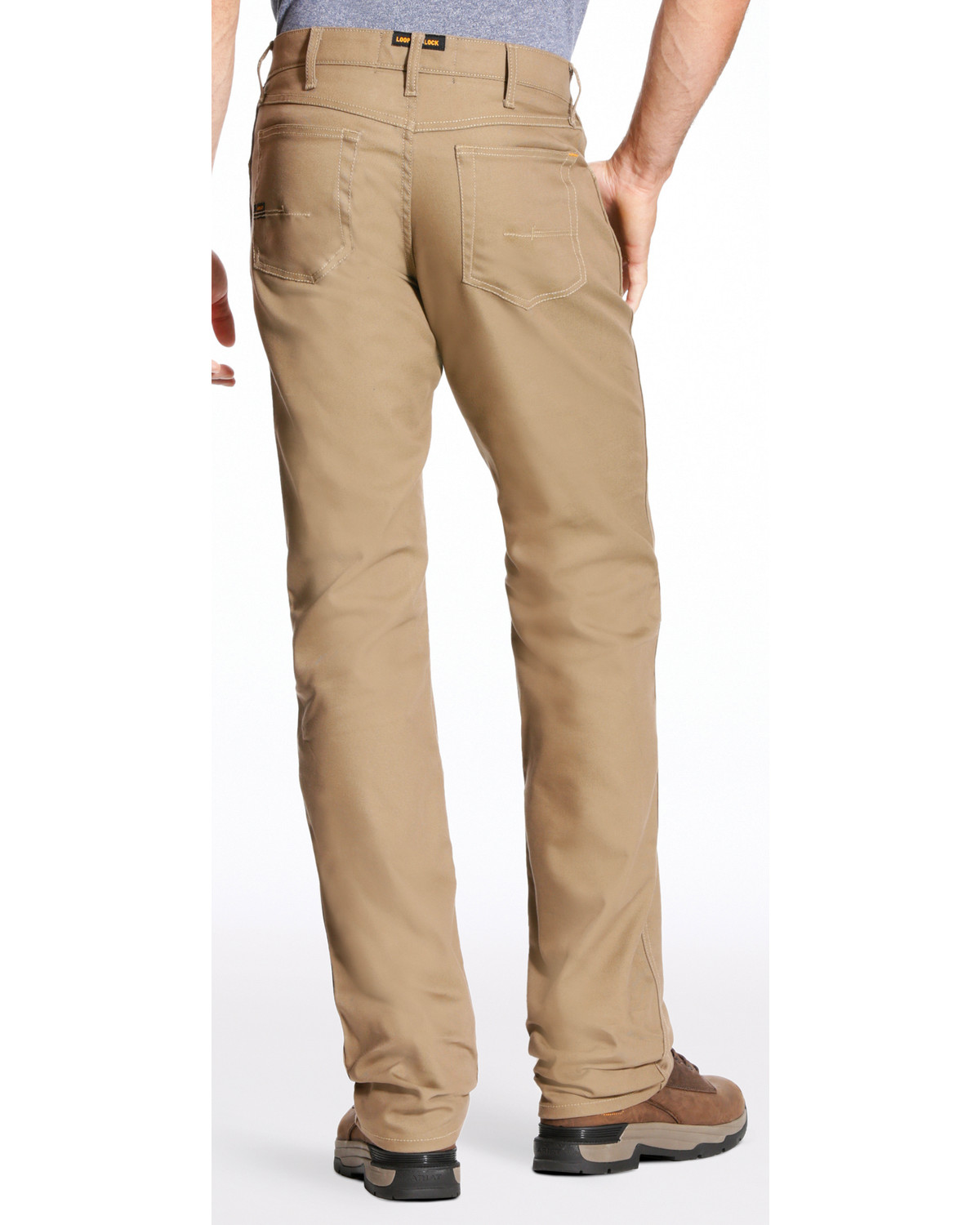 slim bootcut khakis mens