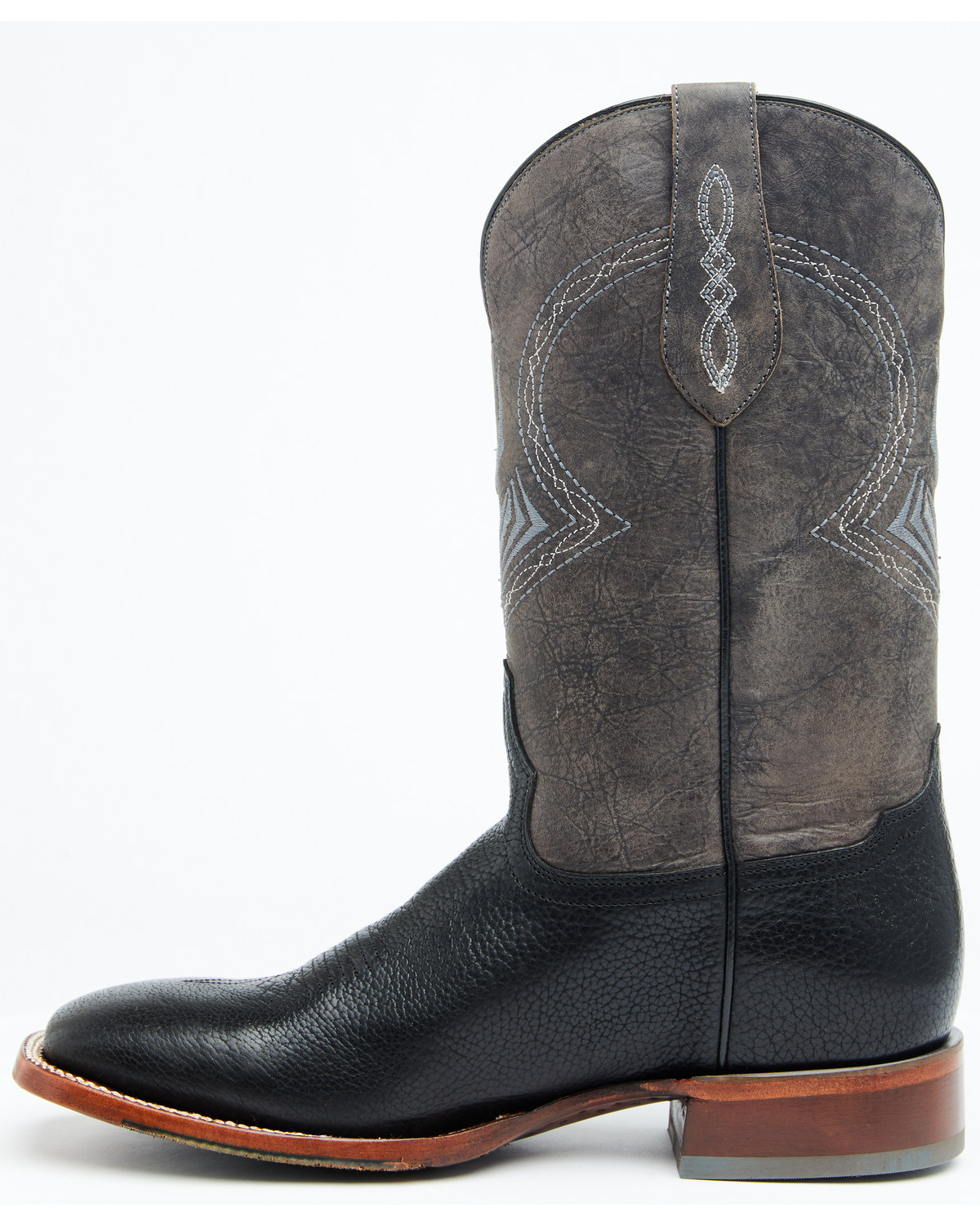grey western boots