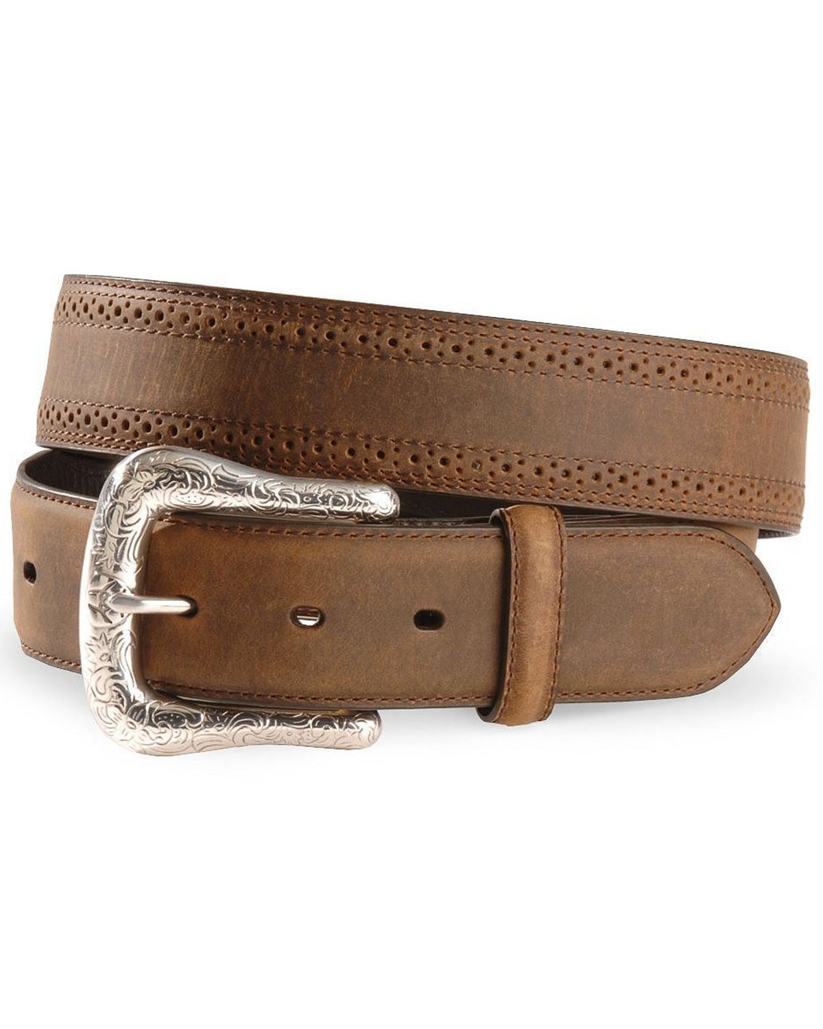 Ariat Men's Perforated Edge Western Belt