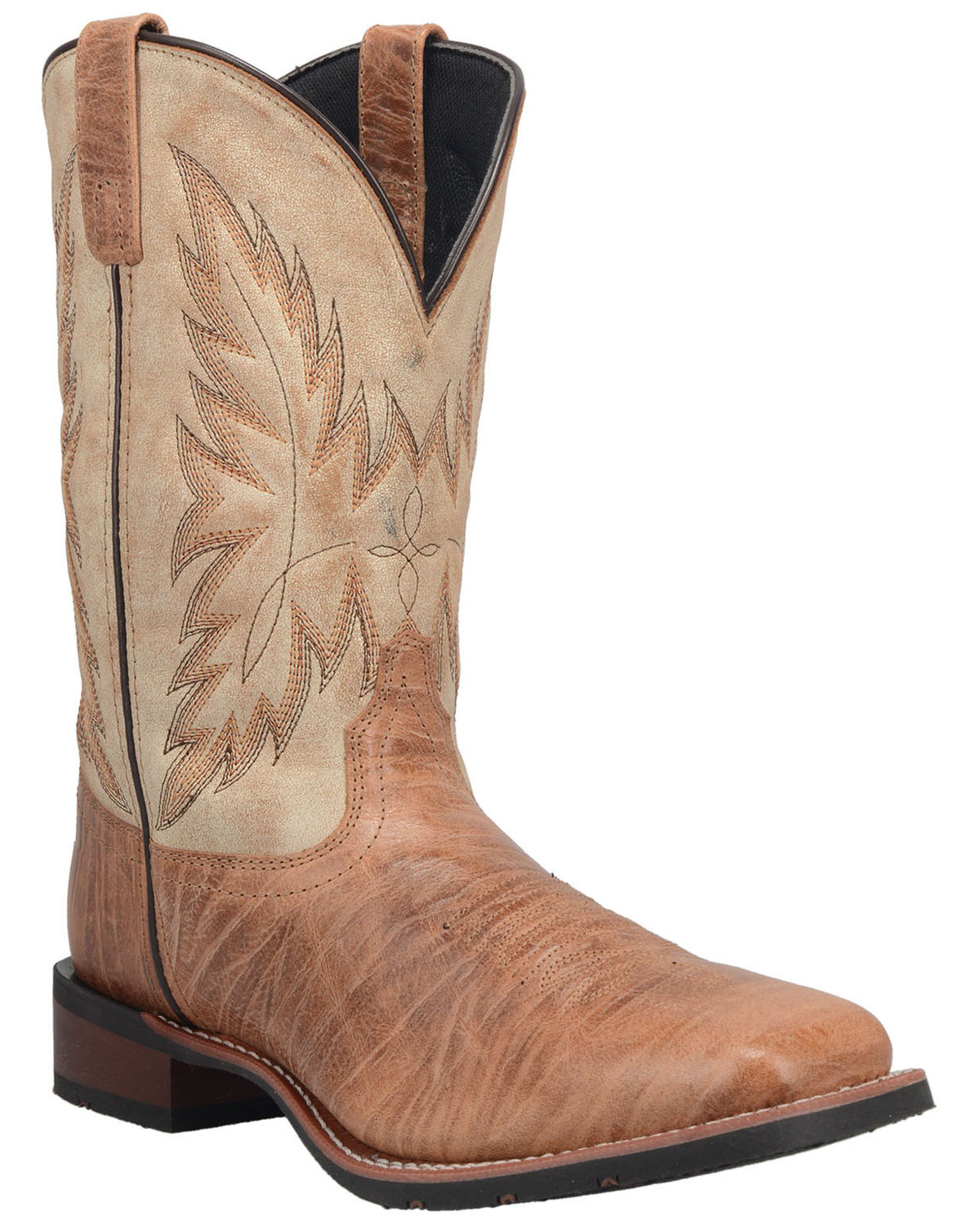 Laredo men's cowboy boots square toe Clearance