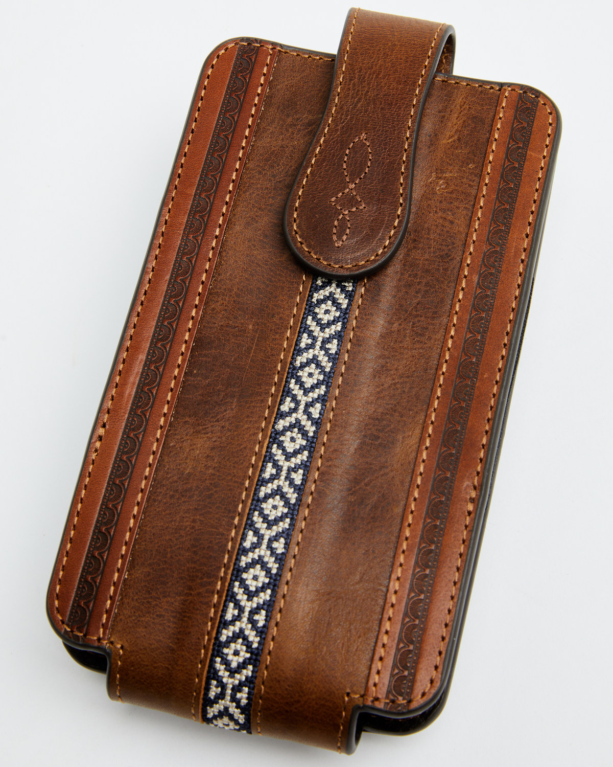 Cody James Men's Nash Southwestern Woven Cell Phone Wallet
