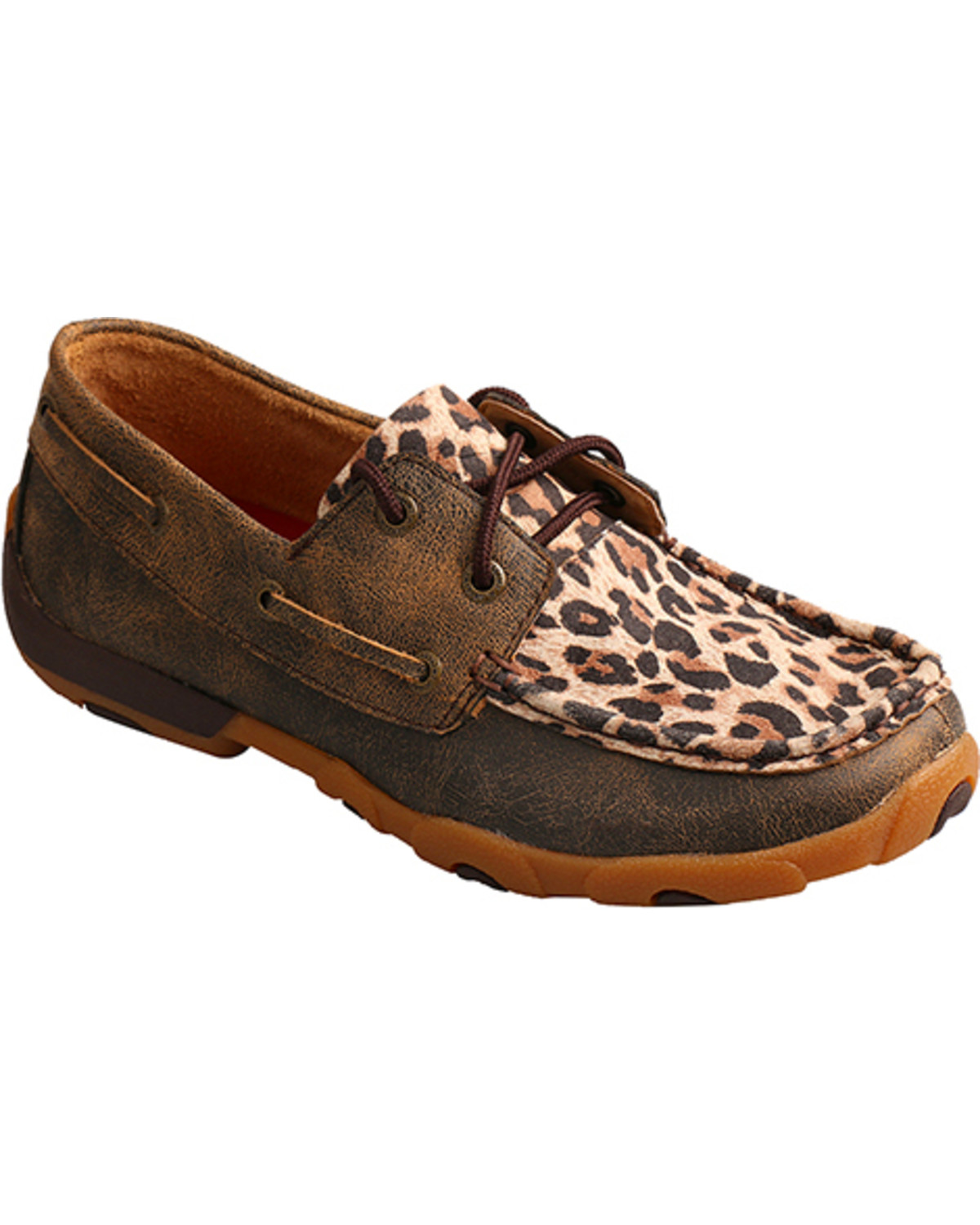 leopard print driving shoes