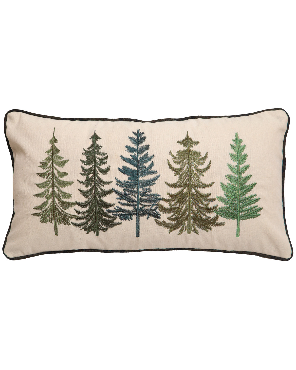 Carstens Home Row Of Pine Trees Pillow
