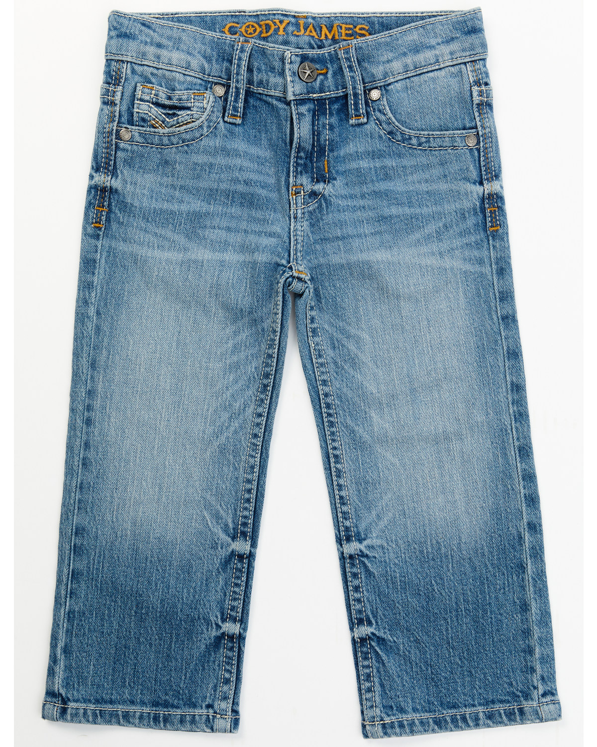 Cody James Toddler-Boys' Medium Wash Dalton Relaxed Bootcut Jeans