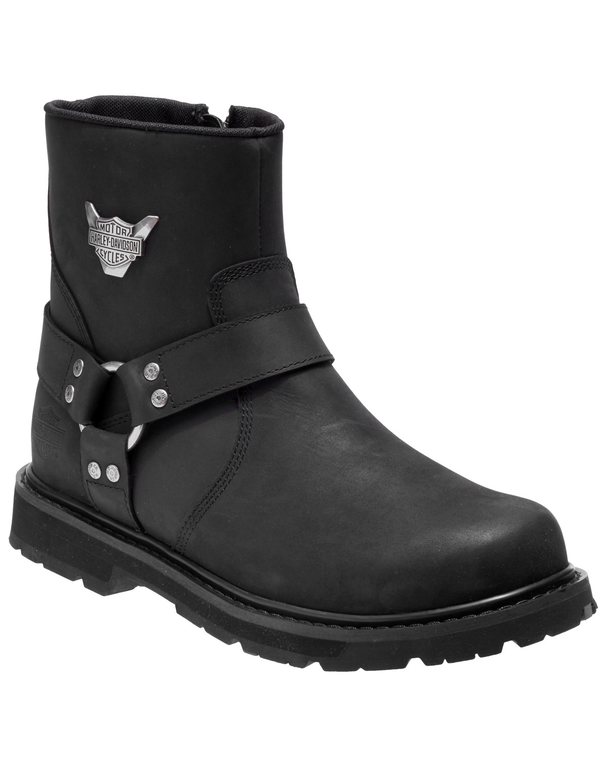 Round toe motorcycle boots Clearance