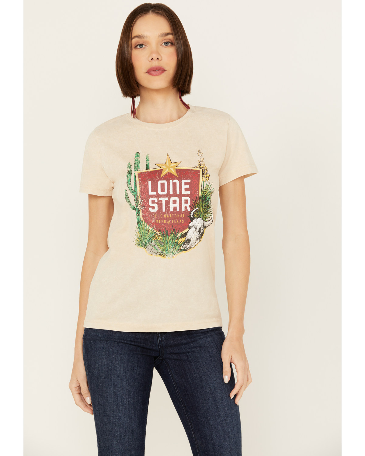 Changes Women's Lone Star Short Sleeve Graphic Tee