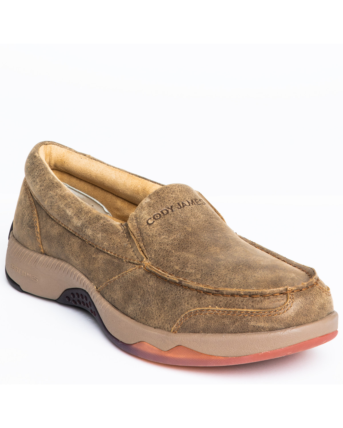Cody James Men's Tan Oxford Slip-On Shoes - Moc Toe | Boot Barn