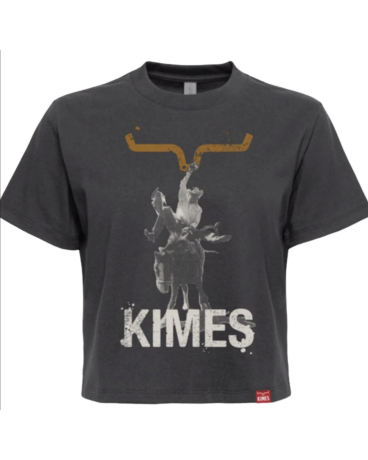 Kimes Ranch Women's Photo Short Sleeve Cropped Graphic Tee