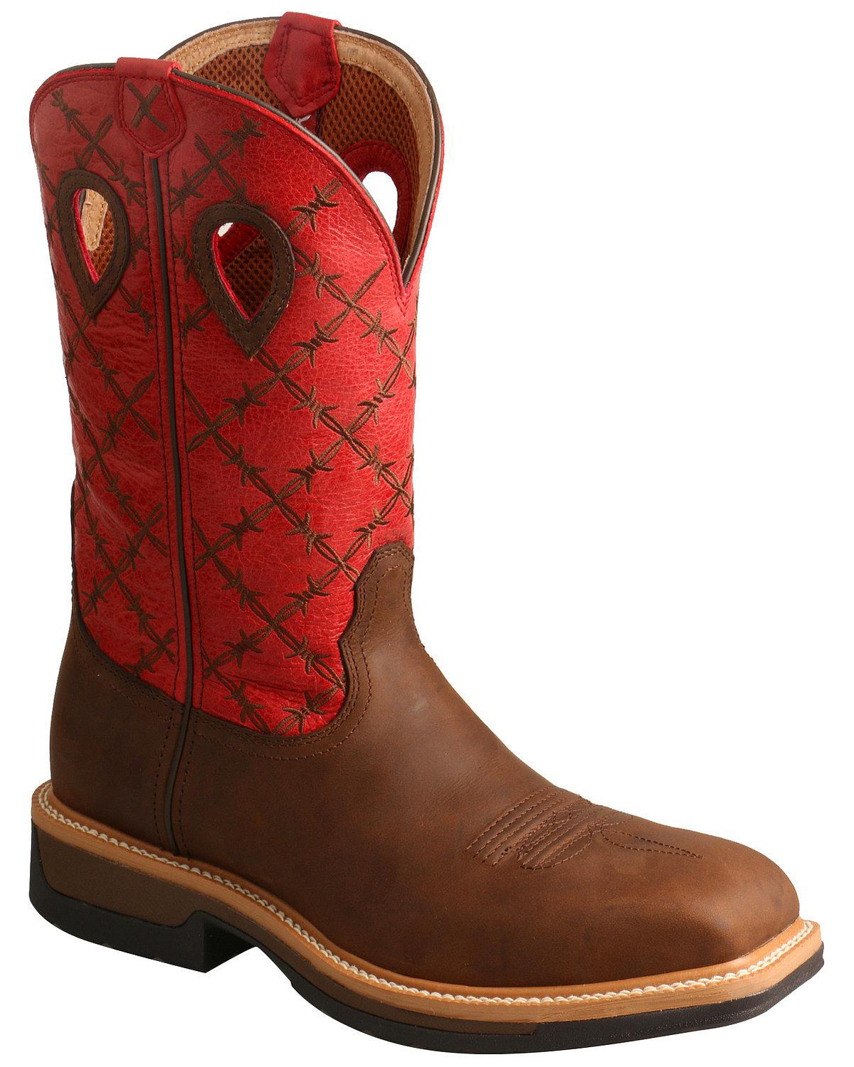 Twisted X Men's Lite Western Work Boots - Alloy Toe