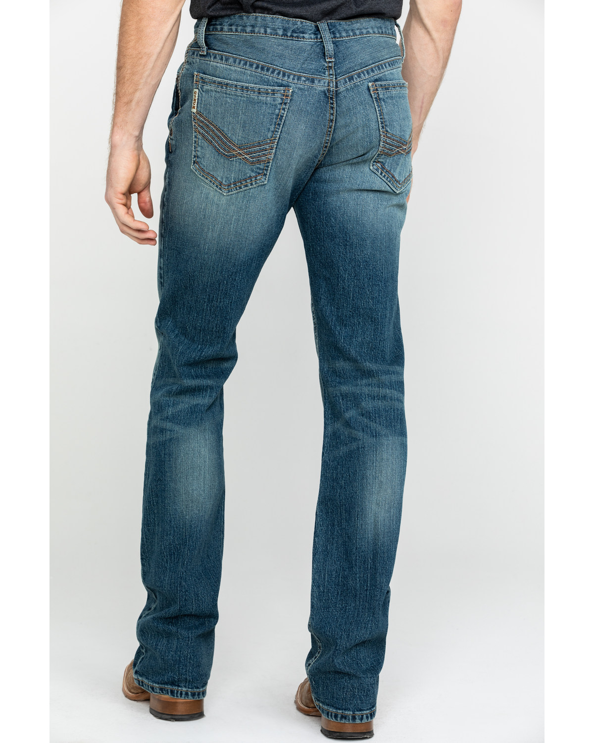 high rise slim bootcut jeans