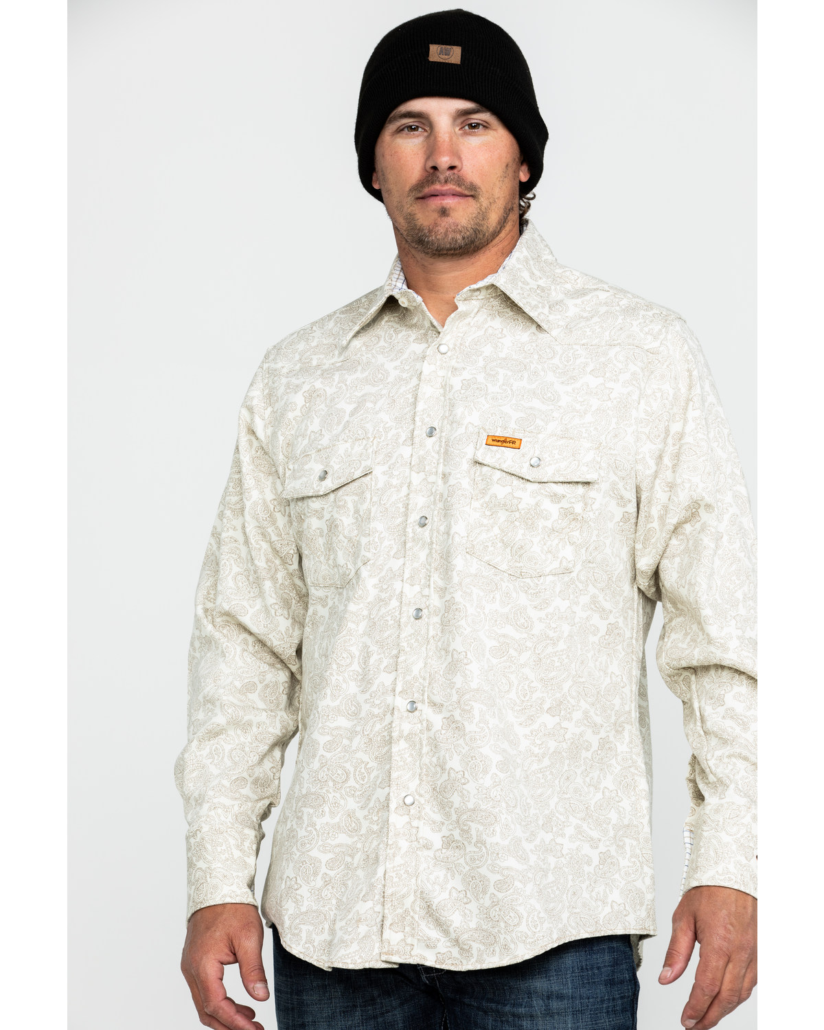 Wrangler fr pearl snap cheap shirts
