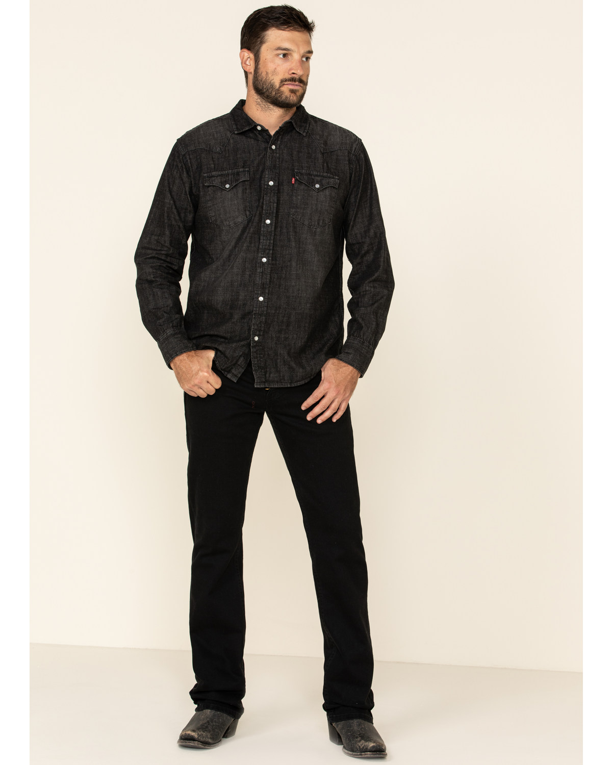 Levi's Men's 527 Native Cali Black 