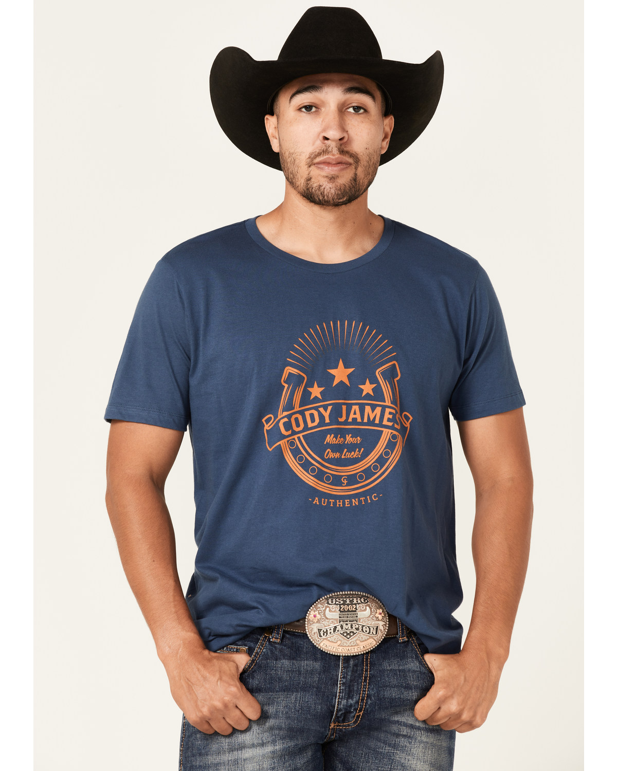 Cody James Men's Luck Horseshoe Graphic T-Shirt
