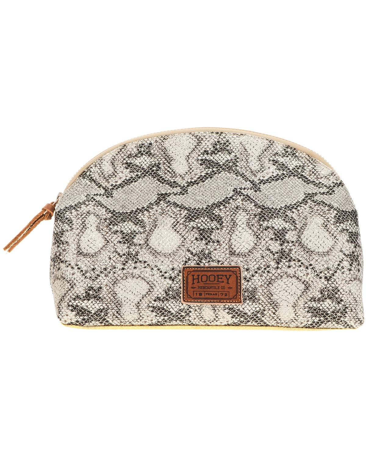 Hooey Snake Print Accessory Bag