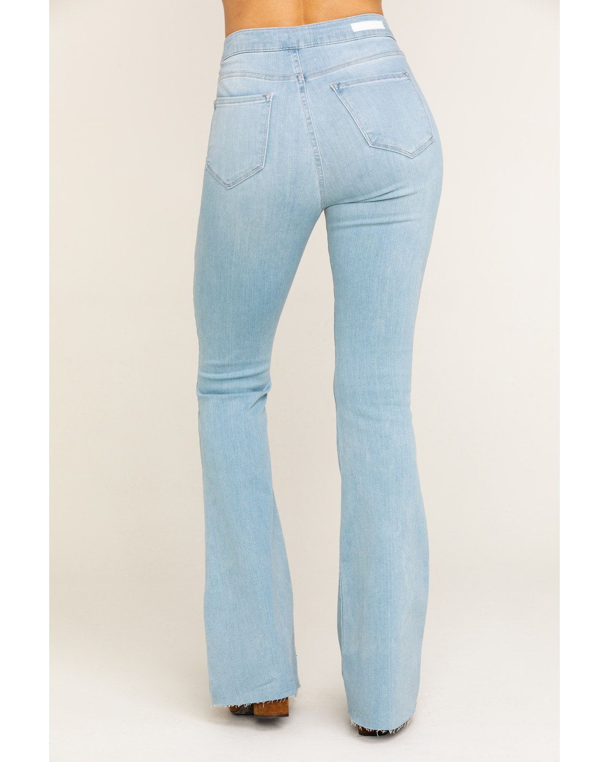 flared jeans light wash