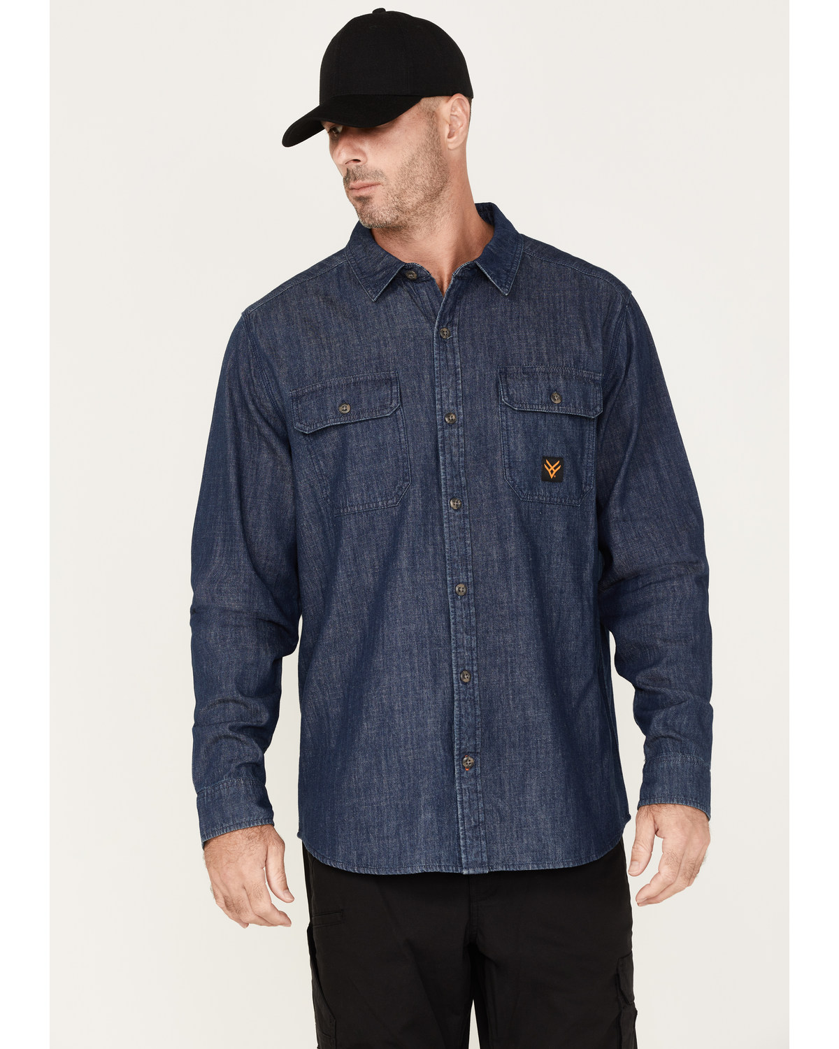 Hawx Men's Denim Work Shirt