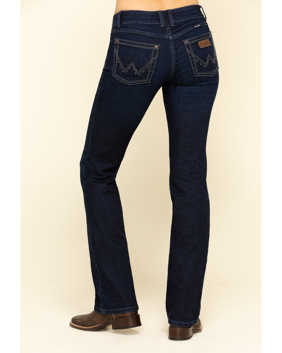 womens wrangler boot cut jeans