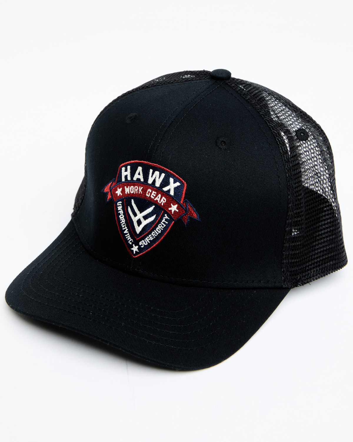 Hawx Men's Ribbon Logo Shield Patch Ball Cap