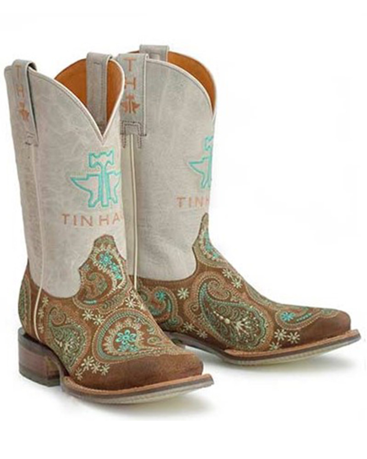 Tin Haul Women's Wild Rags Western Boots - Broad Square Toe