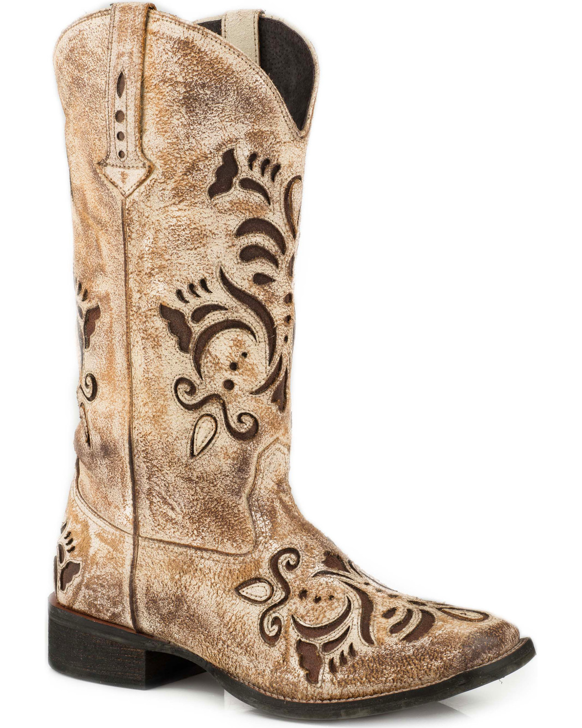 womens suede western boots