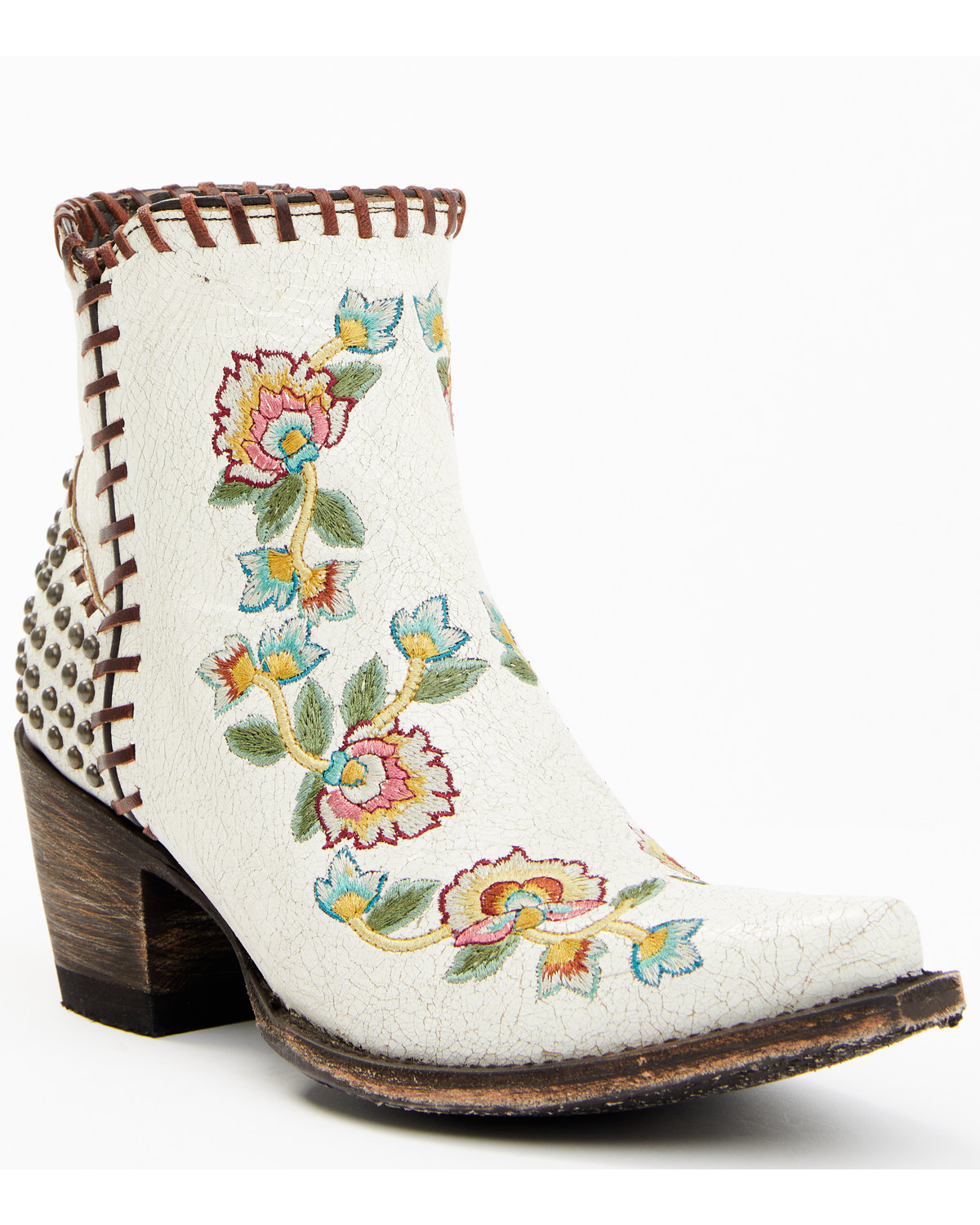 Double D Ranch Women's Almost Famous Western Fashion Booties - Snip Toe