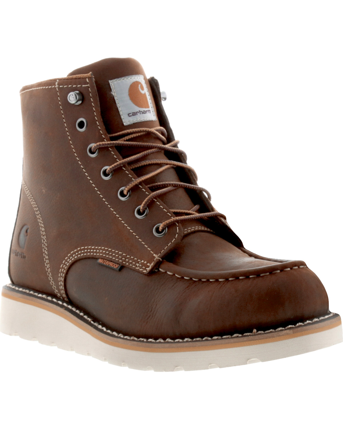 Carhartt Men's 6" Waterproof Wedge Boots - Moc Toe