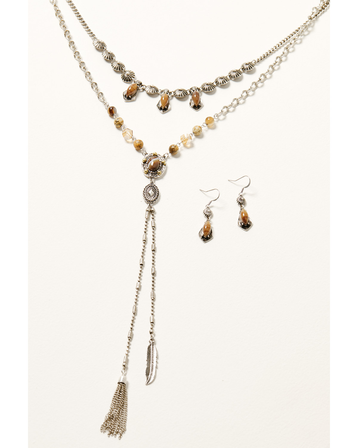 Shyanne Women's Heritage Valley Necklace and Earring Set  - 2 piece