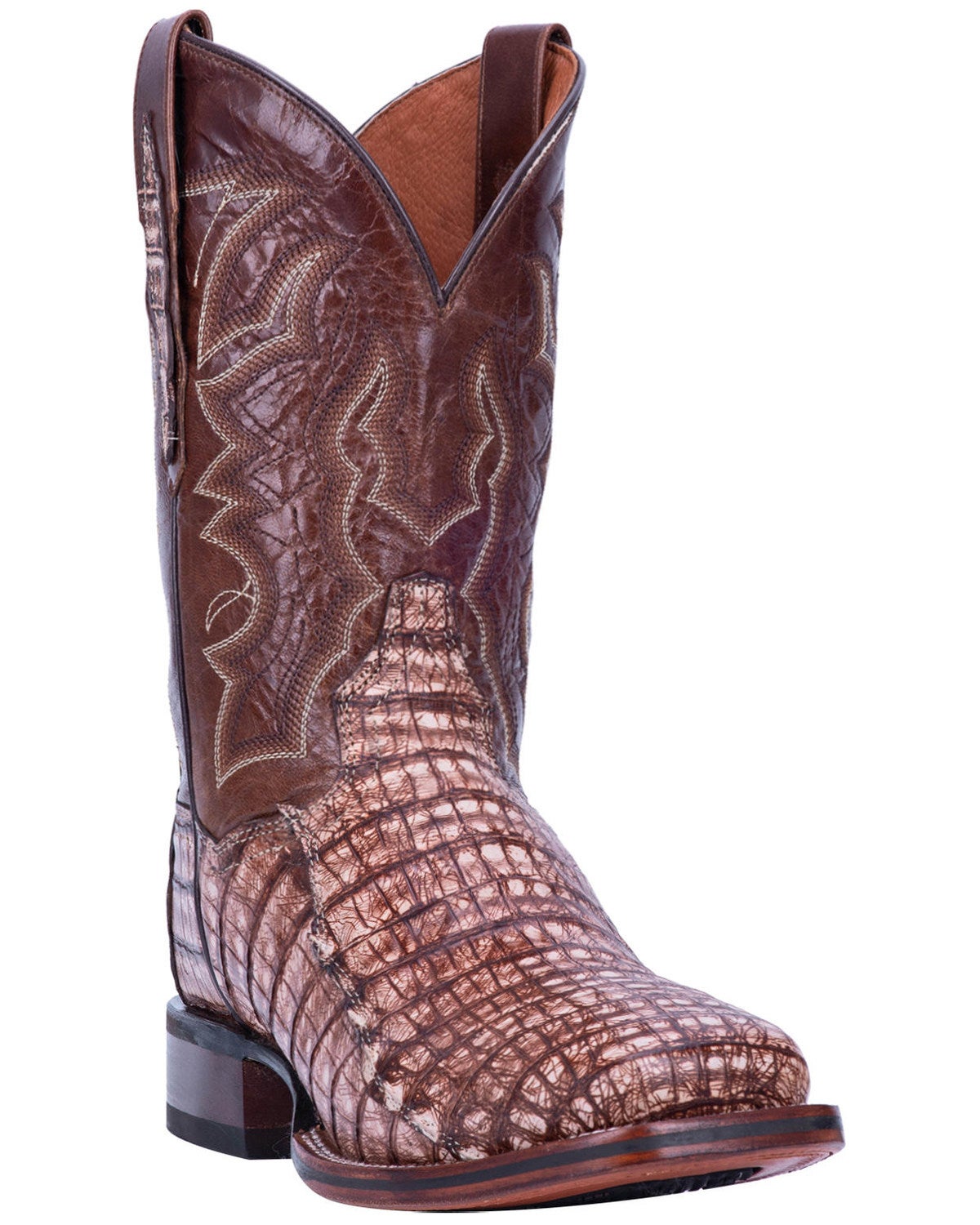 white caiman boots