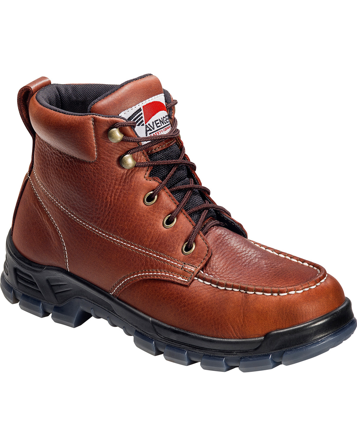 Avenger Men's Waterproof Moc Toe Work Boots - Steel