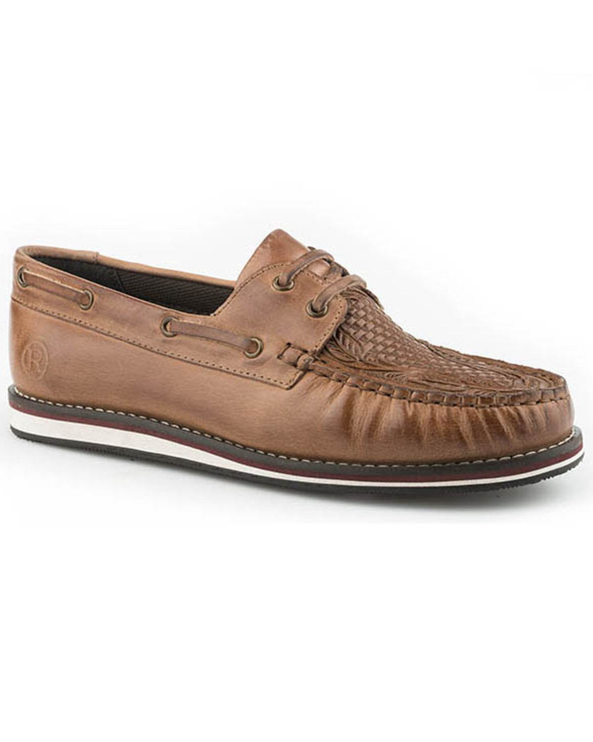 Roper Women's Burnished Leather Shoes Moc Toe Boot Barn