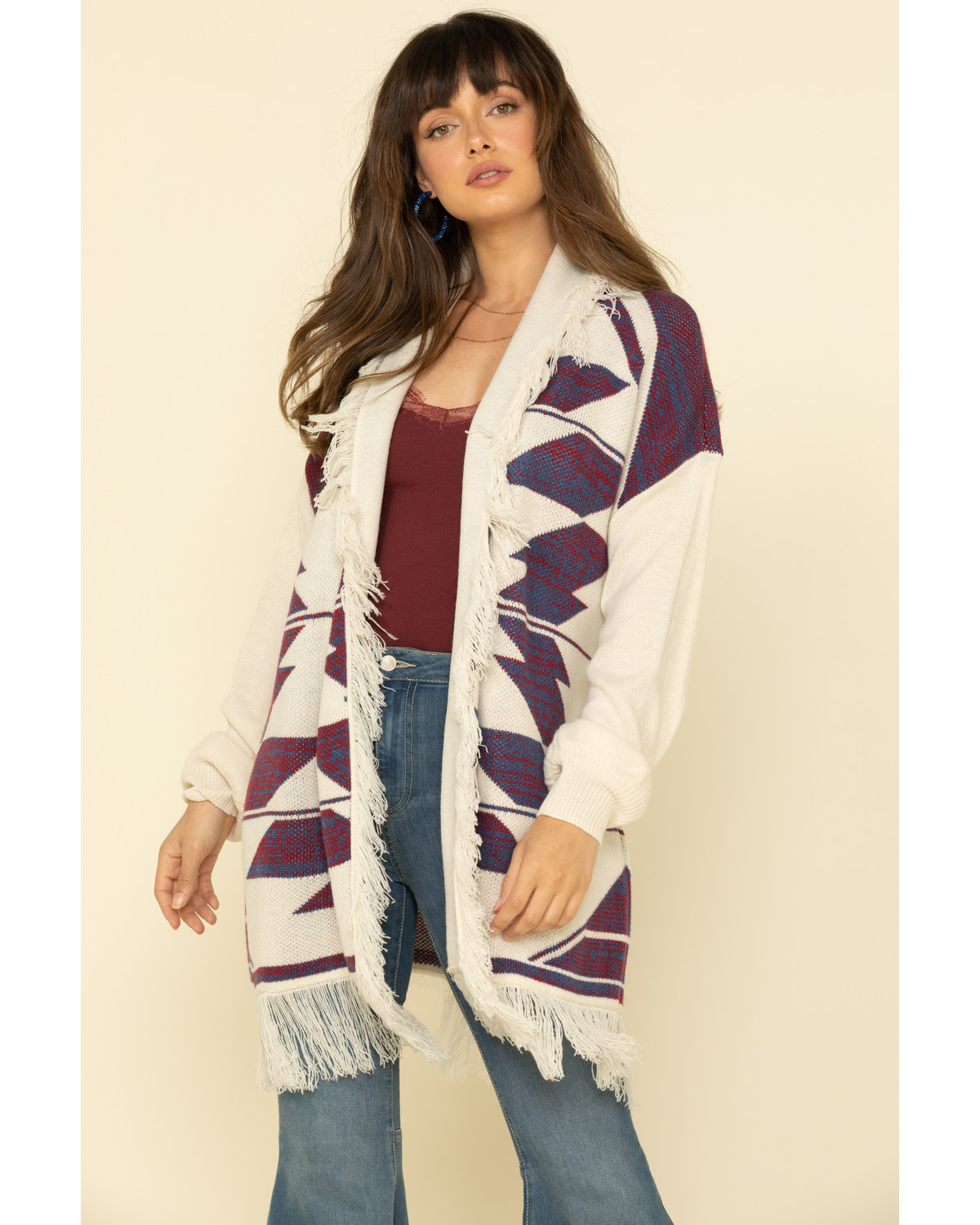 wrangler aztec cardigan