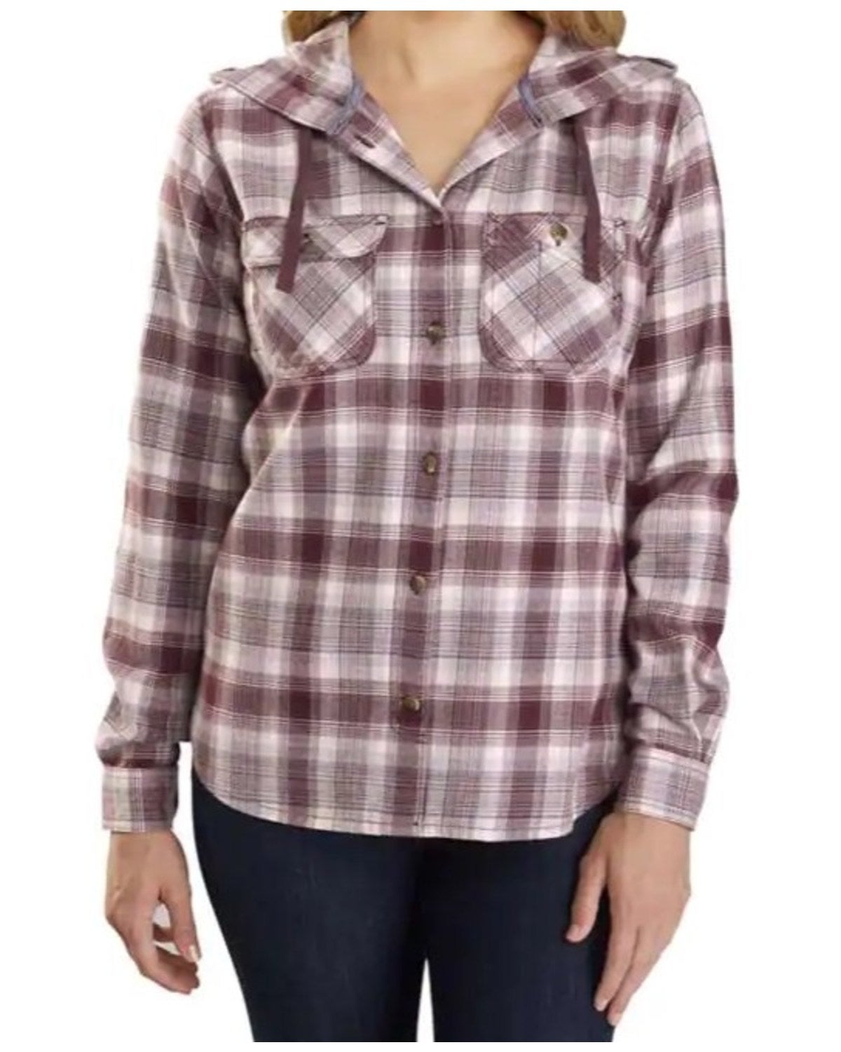 carhartt hooded flannel