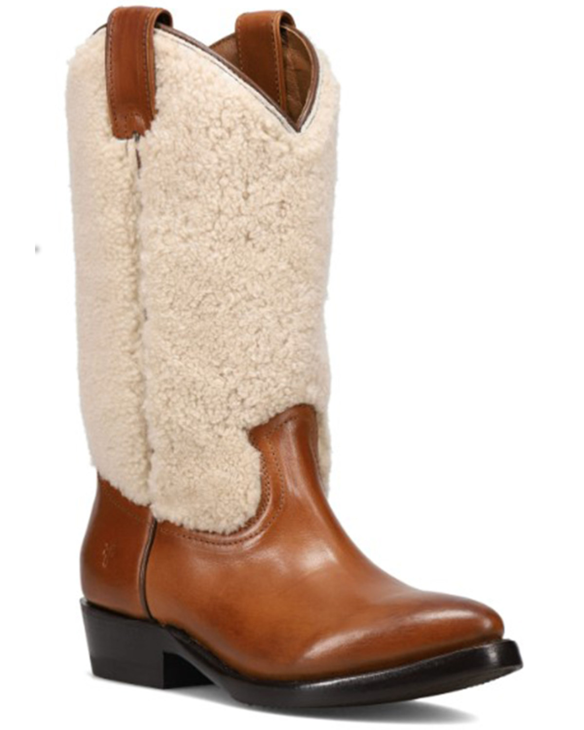 Pull on shearling boots on sale