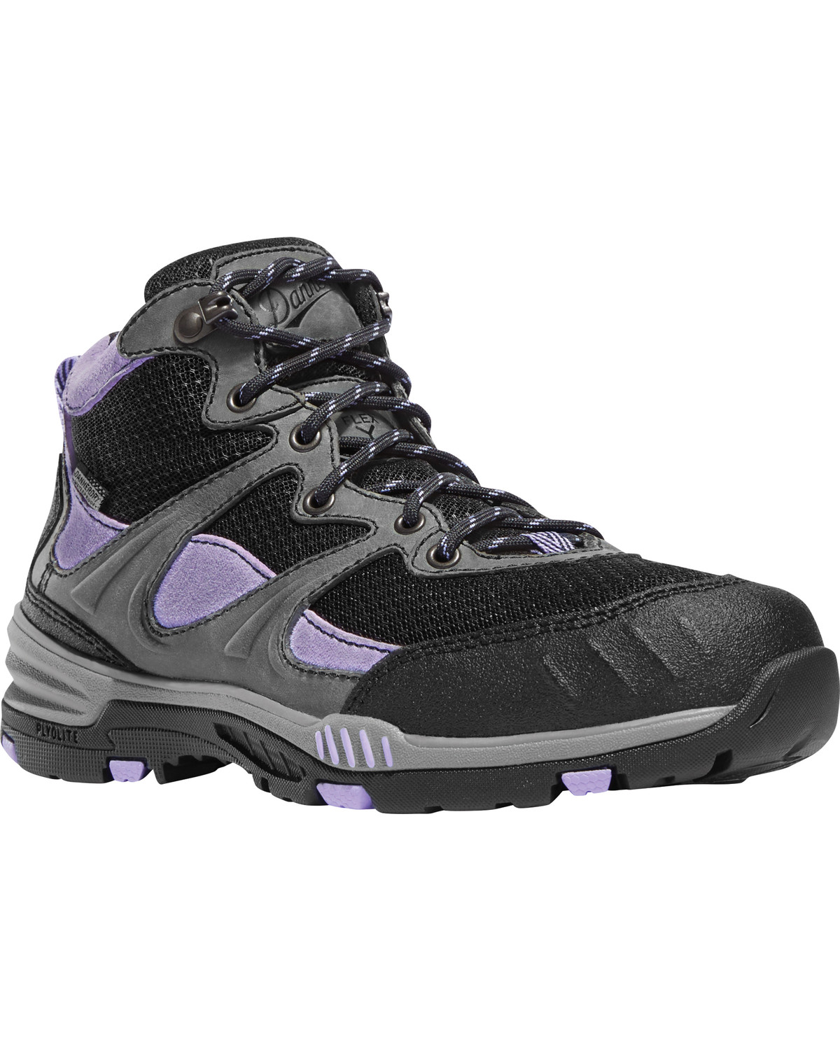 women's black composite toe work boots
