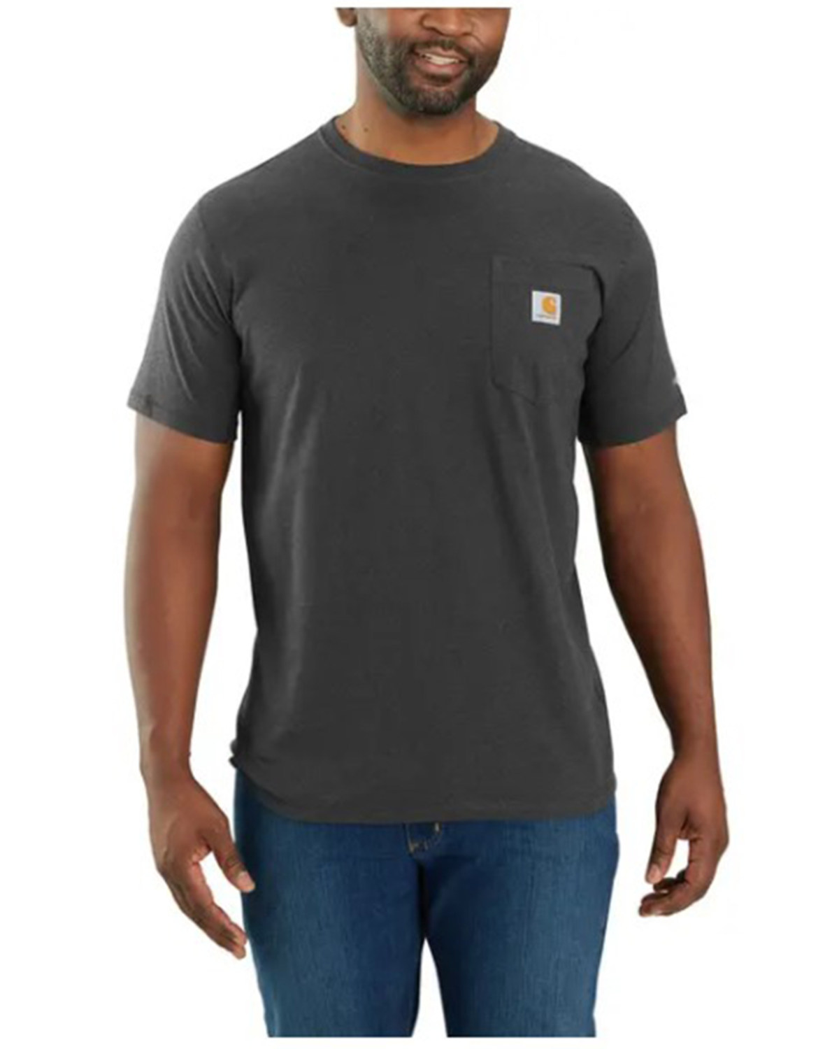 Carhartt Men's Force Relaxed Fit Midweight Short Sleeve Pocket T-Shirt - Big