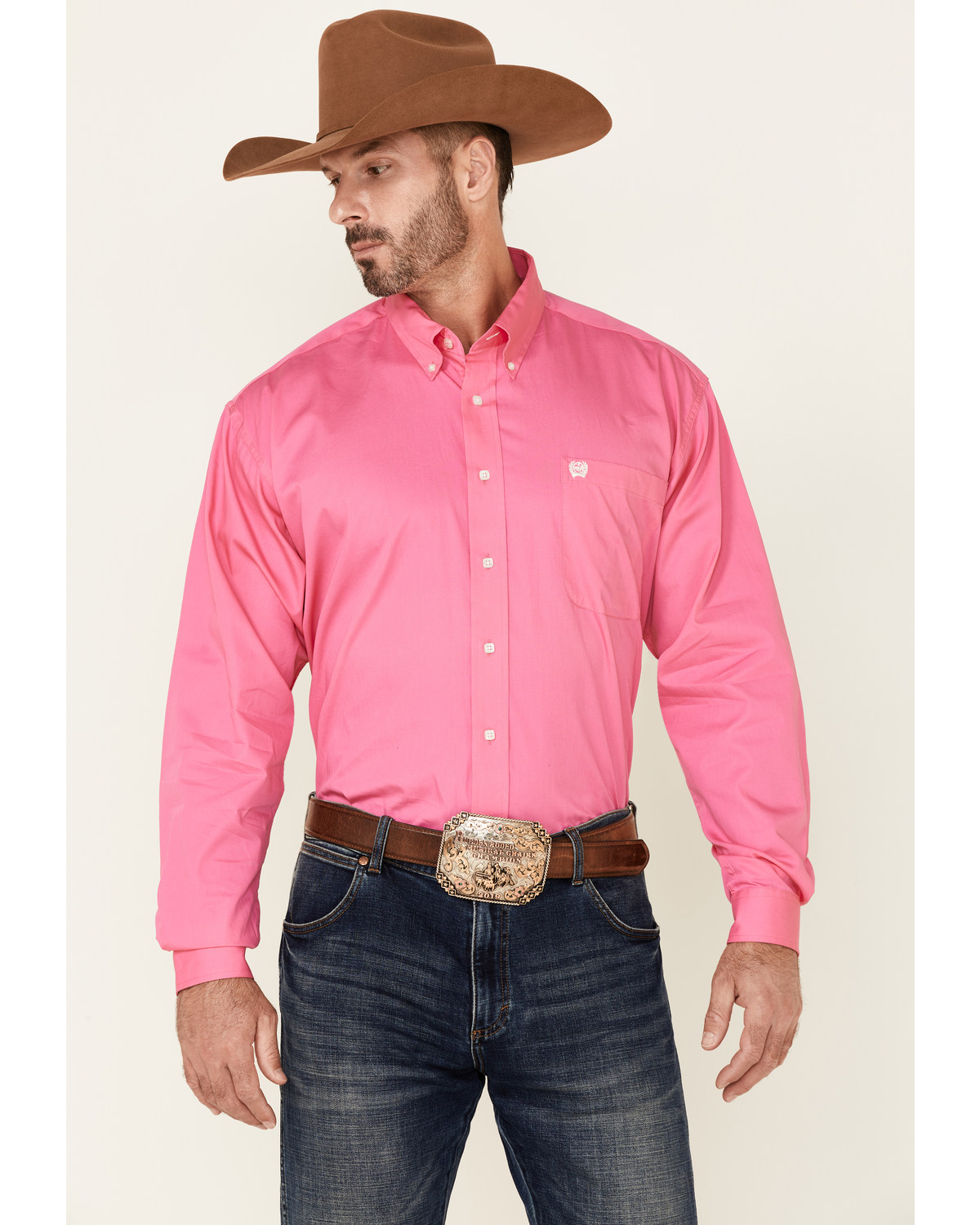 Cinch Men's Long Sleeve Solid Western Shirt | Boot Barn