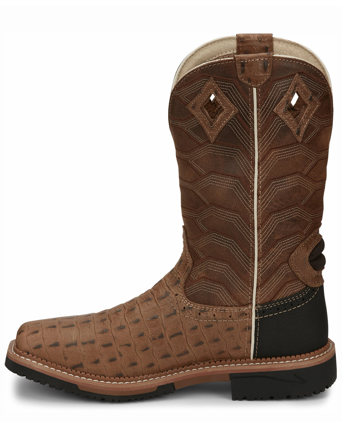 Justin Men's Derrickman Western Work Boots Composite Toe Boot Barn