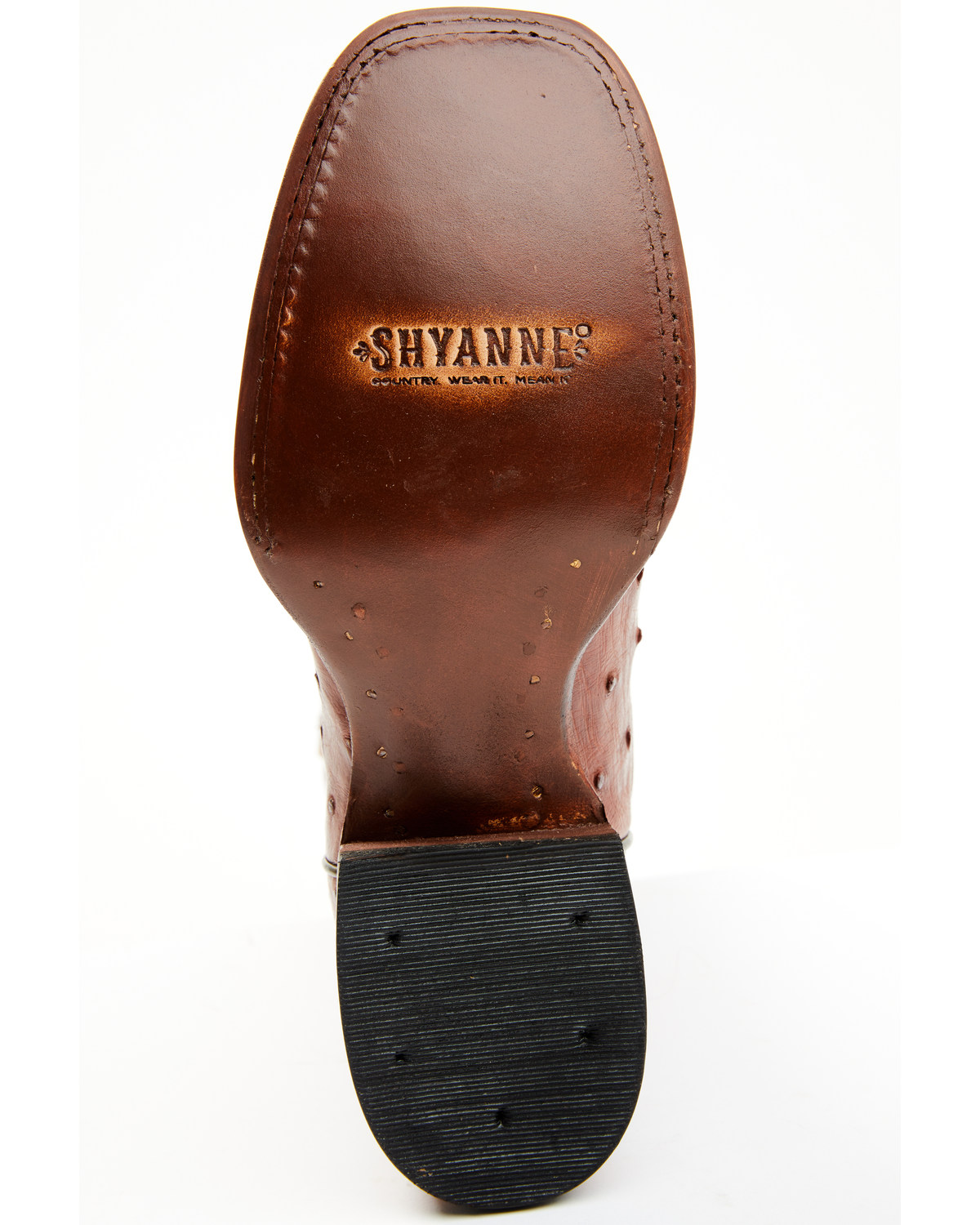 Shyanne Women's Olivia Exotic Ostrich Quill Western Boots - Broad