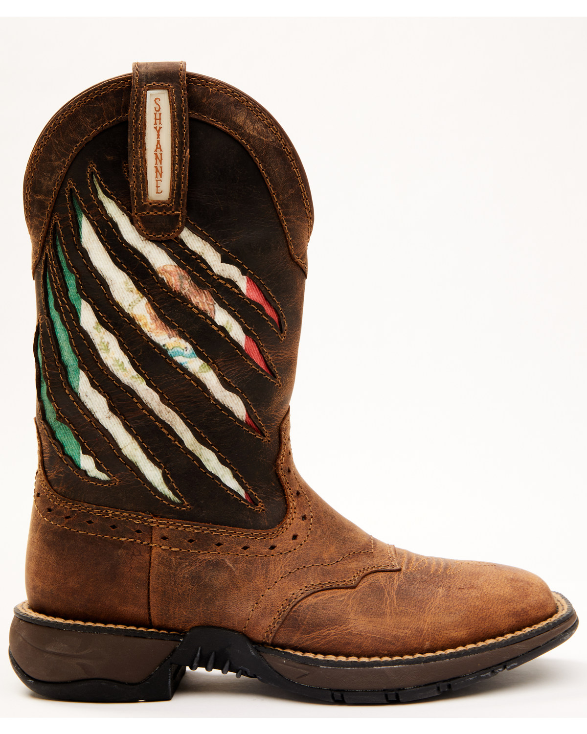 ariat boots mexican flag