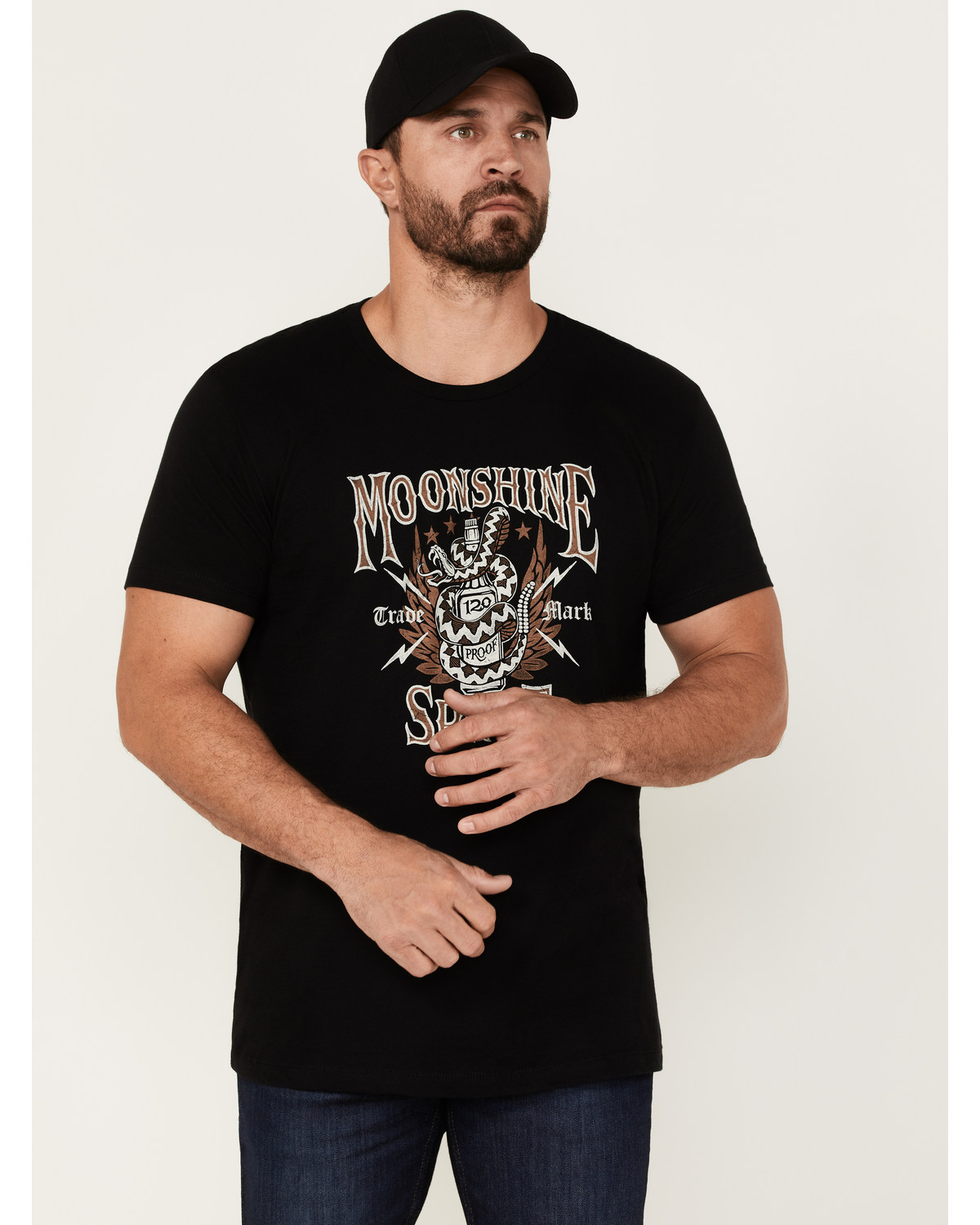 Moonshine Spirit Men's Venom Proof Graphic Short Sleeve T-Shirt