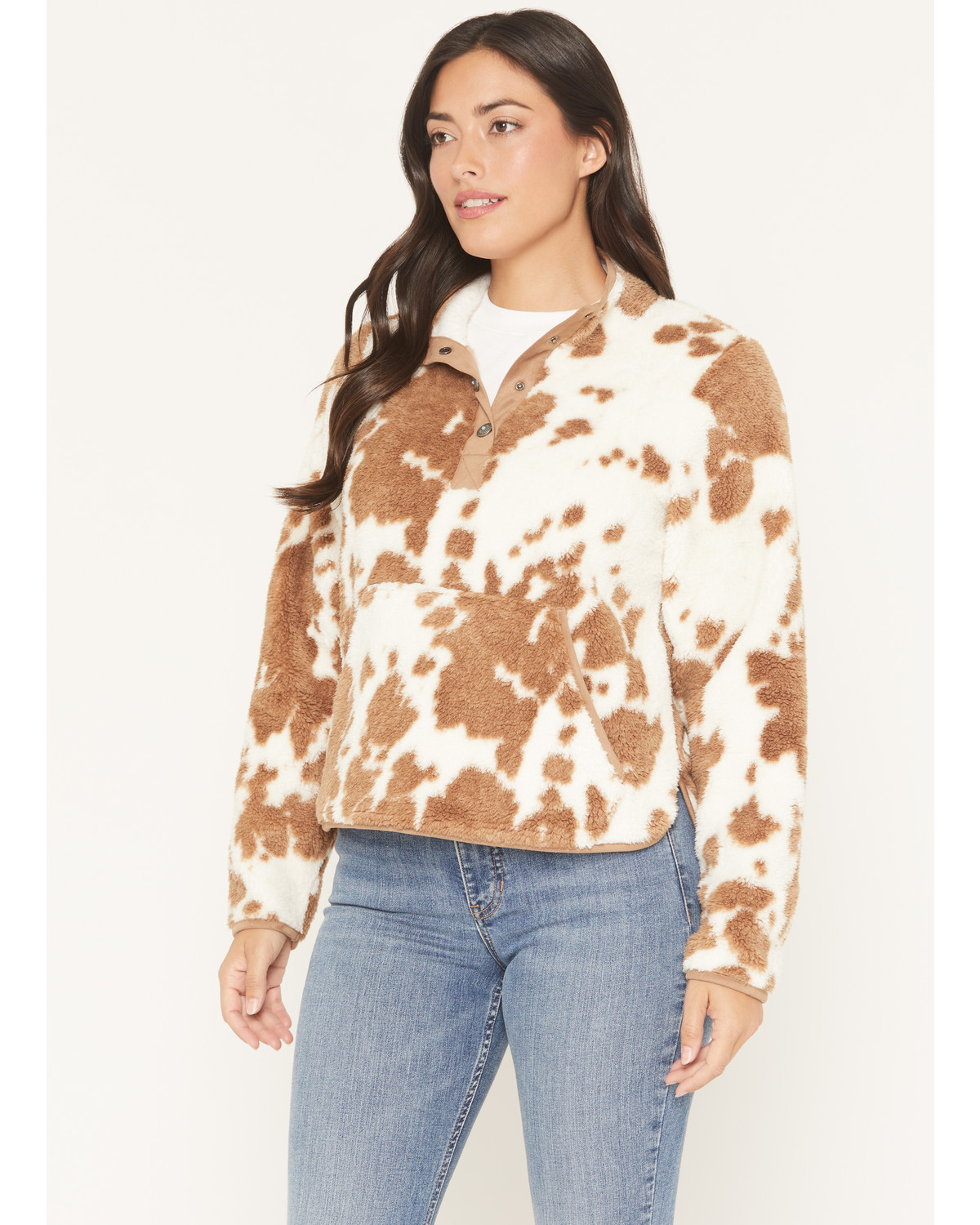 Shyanne Women's Roberta Polar Fleece Snap-Front Pullover