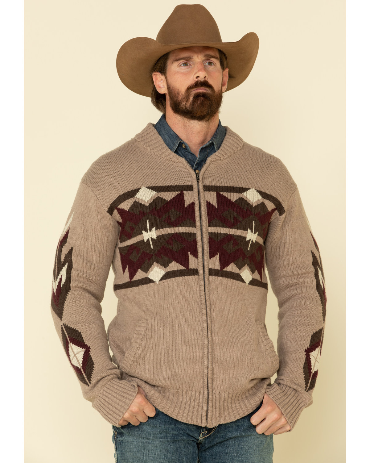 rugged cardigan