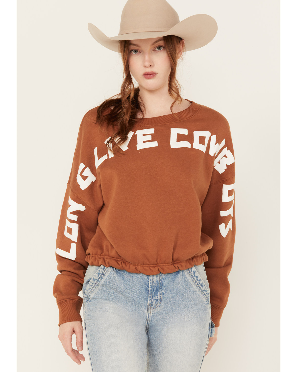 Wrangler Retro Women's Cowboys Graphic Long Sleeve Sweatshirt