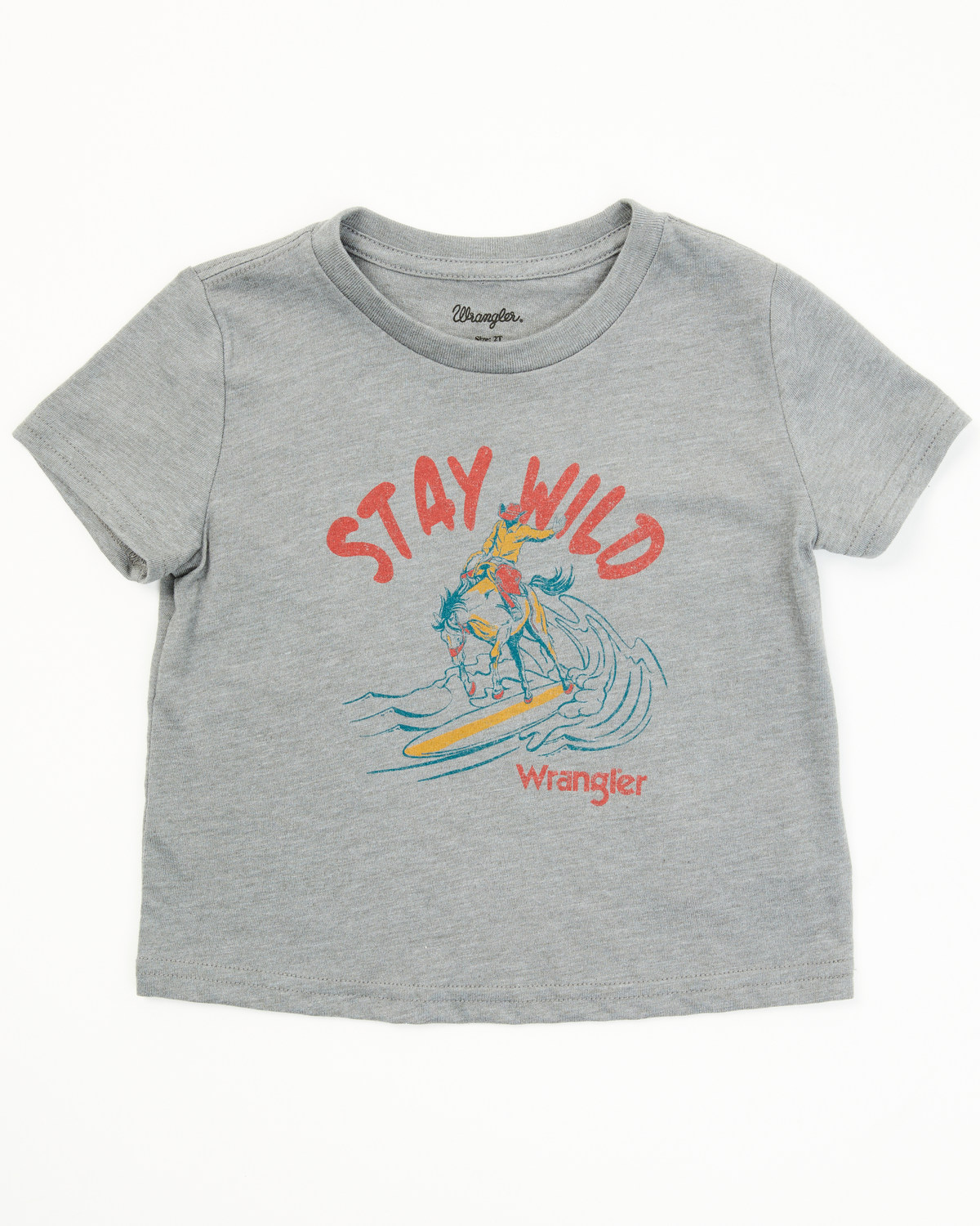 Wrangler Toddler Boys' Stay Wild Short Sleeve Graphic T-Shirt
