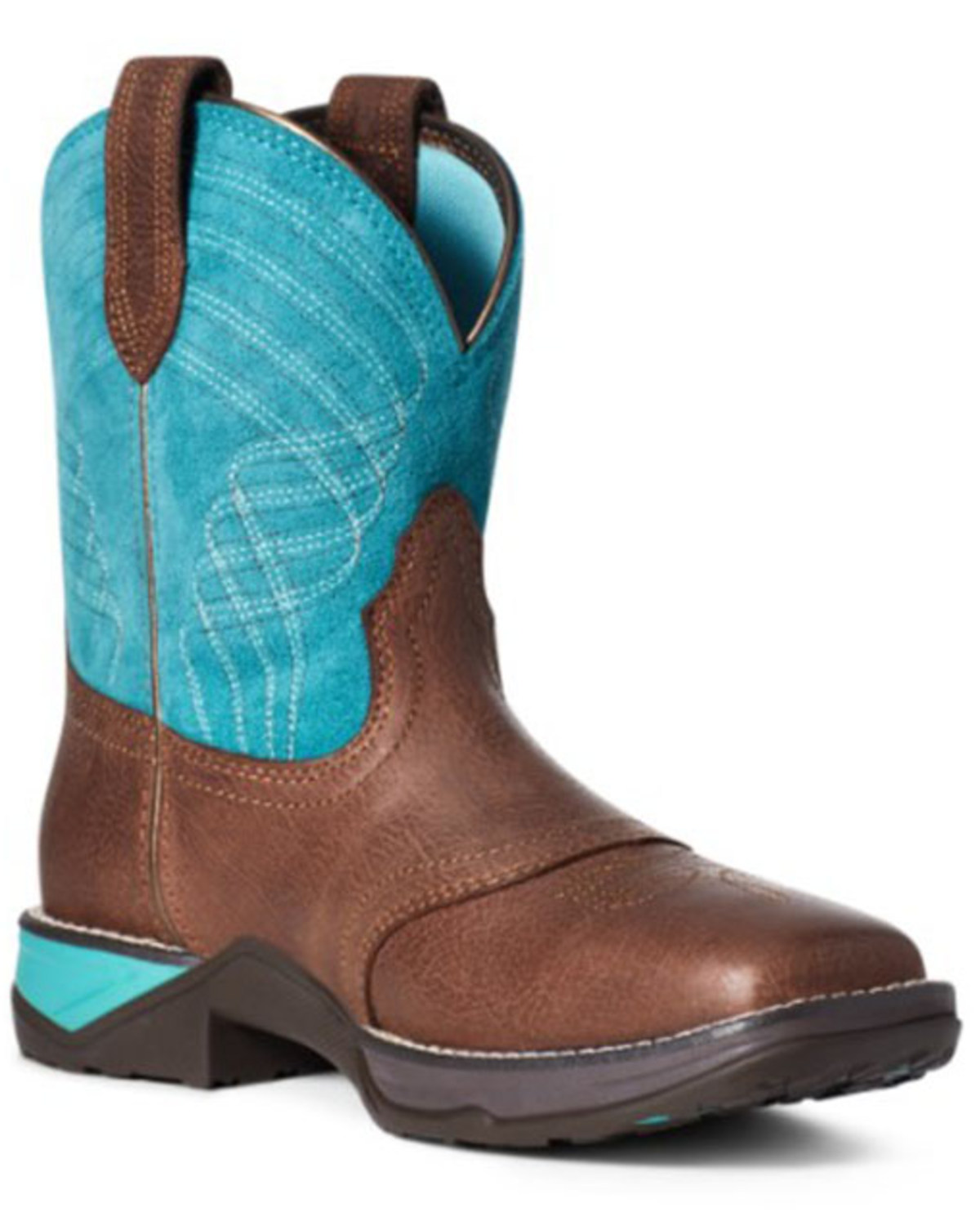 Ariat Women's Anthem Shortie Performance Western Boots - Square Toe