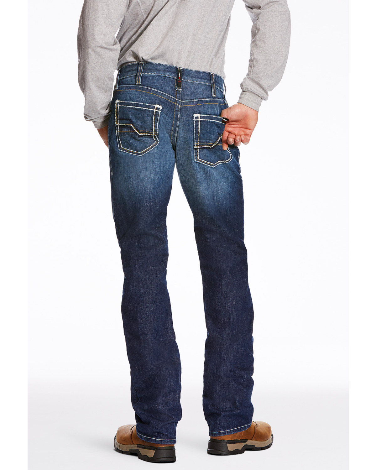 Ariat Men's M5 Ryley Slim Stackable Straight Leg Work Jeans | Boot Barn