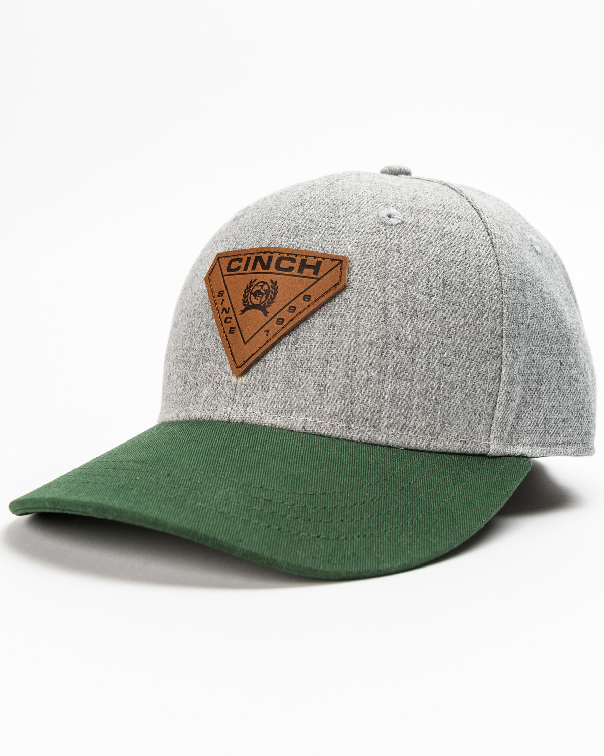 grey fitted cap